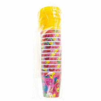 Puodelis su &scaron;iaudeliu / Ledų puodelis &ndash; Smiley, 250 ml (12 vnt.)