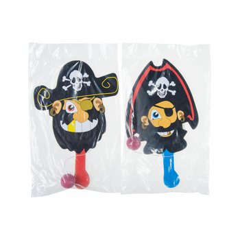 Raketė su kamuoliuku ant gumos Piratas (24 vnt.)