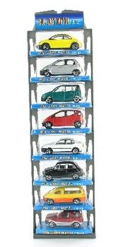8 Metalinių Automobilių Rinkinys Ant Pakabinamos Pakuotės