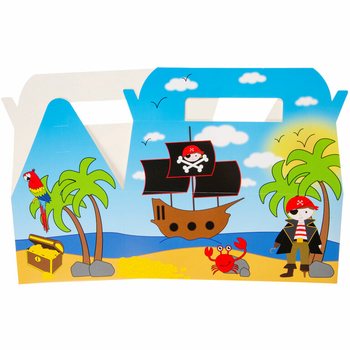 Meniu dėžutė Piratas - 22.5 x 12 x 9.5 cm (24 vnt.)
