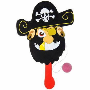 Raketė su kamuoliuku ant gumos Piratas (24 vnt.)