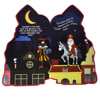 Didelė putplasčio knyga Sinterklaas 30 cm (3 vnt.)