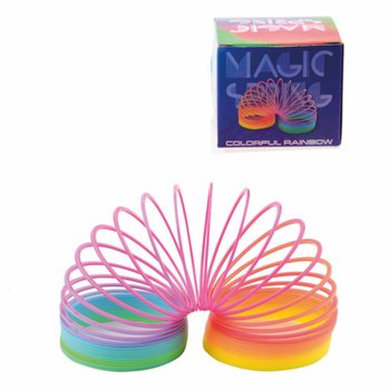 MAGI&Scaron;KA SPALVOTA SPIRALĖ RAINBOW MAGIX DĖŽUTĖJE &Oslash;7,5 CM (12 vnt.)