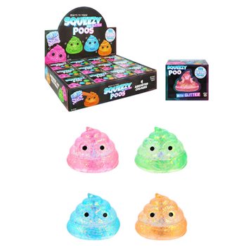 SPAUDŽIAMAS KAKUTIS - SU BLIZGIU SUGAR GEL UŽPILDU - ĮVAIRIOS SPALVOS - DĖŽUTĖJE-EKRANE (12 vnt.)