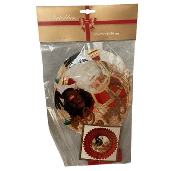 SINTERKLAAS DEKORATYVINĖ VĖDUOKLĖ &Oslash;50 CM - SULANKSTOMA (6 vnt.)