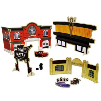DISNEY CARS - MEGA DIDELIS MEDINIS RINKINYS "SUSIKURK SAVO CARS RINKINĮ"