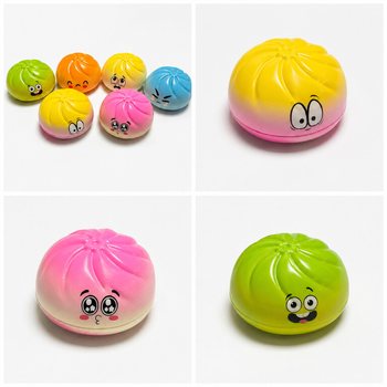 RAGE - Squishy Dumplings DIDELI (9 x 9 x 4 cm) - Viral 2026 Fidget žaislas - SU PAKABA (24 vnt.)
