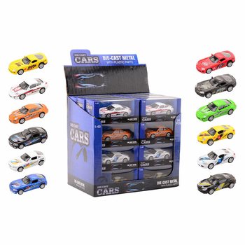 DIE CAST SUPER SPORTINIAI AUTOMOBILIAI, 1:43 MASTELIS EKSPOZICIJOJE (24 vnt.)