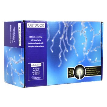LAUKO KALĖDINIS AP&Scaron;VIETIMAS - 150 LED LEMPUČIŲ GIRLIANDA 2,9 METRAI