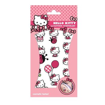 Laikinos Tatuiruotės HELLO KITTY - 20 x 10 cm (10 vnt.)