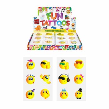 Smiley tatuiruotės dėžutėje (96 vnt.)