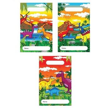 DOVANŲ MAIŠELIAI DINOZAURAI – 23x15 cm (144 vnt.)