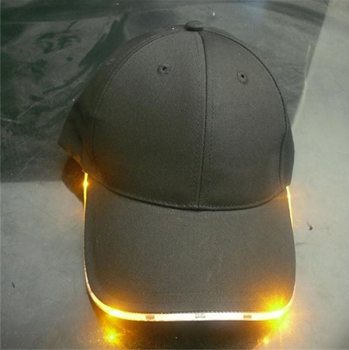 &Scaron;VIEČIANTI LED KEPURĖ / PARTY CAPS - SPALVA: ORANŽINĖ (12 vnt.)