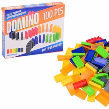 Domino rinkinys - 100 kauliukų dovanų dėžutėje