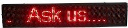 Automobilinė LED Bėganti Eilutė 12V - Reklaminis Ekranas