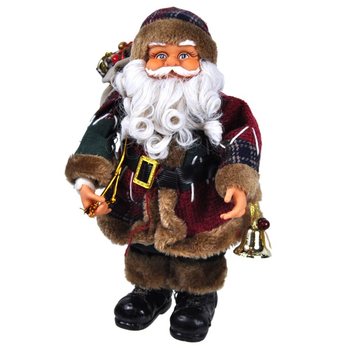 Didelė prabangi dekoracija Kalėdų Senelis 35 cm (2 vnt.)