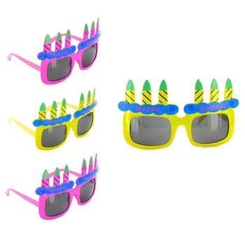 VAKARĖLIO AKINIAI HAPPY BIRTHDAY (12 vnt.)