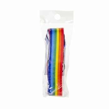 Vaivoryk&scaron;tės spalvų kaklo juostelė / Lanyard - 50 vnt.