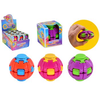 SPIN & POP FIDGET SPINNER KAMUOLIUKAS - SPIN SHIFT BALL - DISPLAY DĖŽUTĖJE (24 vnt.)