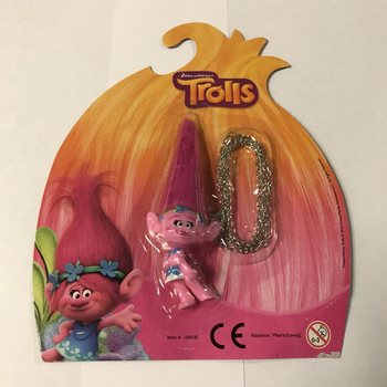 Trolių figūrėlė su grandinėle ant kortelės (12 vnt.)