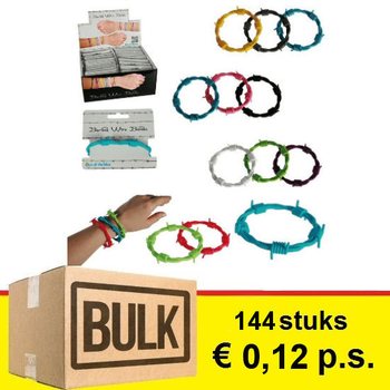 ***DIDMENINIS PASIŪLYMAS*** SPYGLIUOTOS VIELOS APYRANKĖS (144 vnt.)