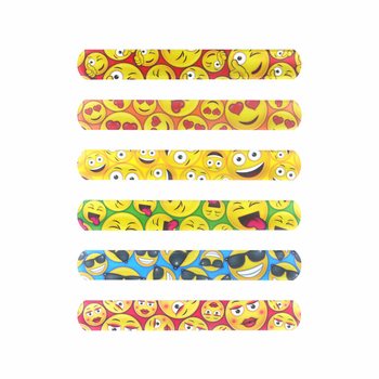 UŽVYNIOJAMA APYRANKĖ - SMILEY (120 vnt.)