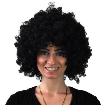 Afro Perukas Juodas (5 vnt.) - Didmeninė prekyba