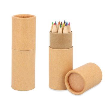 12x Spalvoti Pieštukai Tūtelėje: Modelis: Eco Friendly - Ekstenderyje (20 vnt.)