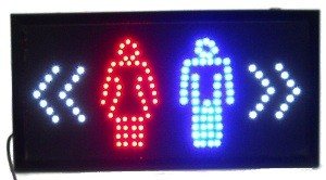LED Reklaminė Iškaba - TUALETAS / WC