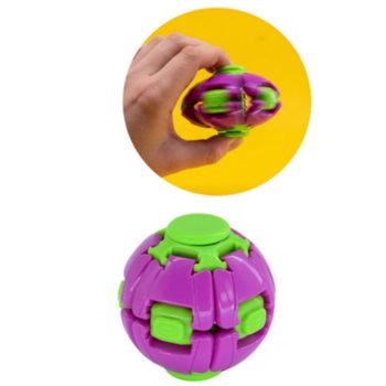 SPIN & POP FIDGET SPINNER KAMUOLIUKAS - SPIN SHIFT BALL - DISPLAY DĖŽUTĖJE (24 vnt.)