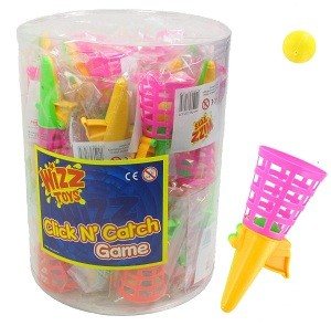 Kamuoliuko Gaudymo Žaidimas „Click 'n' Catch“ Tūtoje (36 vnt.)