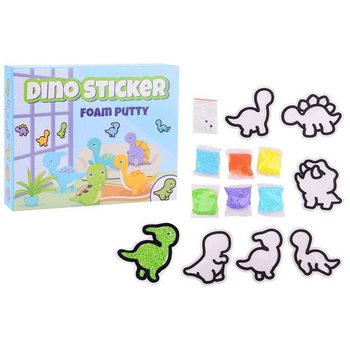 DINO LIPDUKAI - FOAM PUTTY RINKINYS - PASIGAMINK DINOZAURO LIPDUKUS (24 vnt.)
