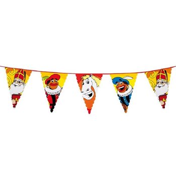 Didelė Sinterklaas ir Piet Vėliavėlių Girlianda 6 m (13 vnt.)
