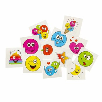 Laikinos tatuiruotės Smiley - 48 pakuočių ekranas