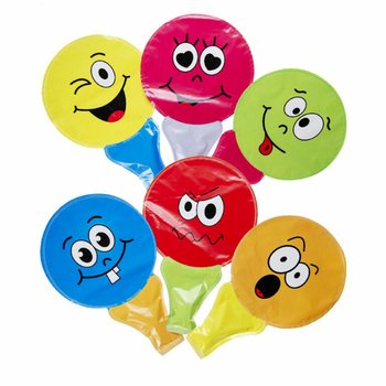 SAVAIME PRISIPUČIANTYS SMILEY BALIONAI (48 vnt.)