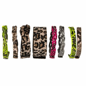 **YPAČ PIGU** PILNAS SUKAMO STENDO RINKINYS SU &bdquo;ANIMAL PRINT&ldquo; PAPUO&Scaron;ALAIS IR AKSESUARAIS (180 vnt.)