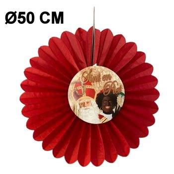 SINTERKLAAS DEKORATYVINĖ VĖDUOKLĖ &Oslash;50 CM - SULANKSTOMA (6 vnt.)