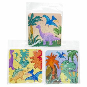 Dinozaurų dėlionių rinkinys - 14x14 cm (50 vnt.)