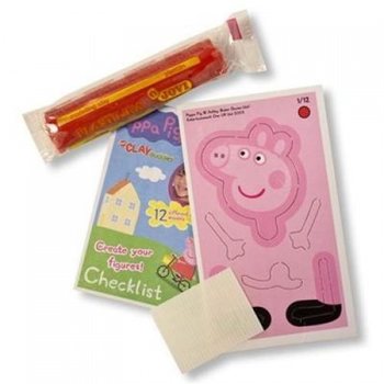 Pasidaryk pats Peppa Pig molio figūrėlę (10 vnt.)