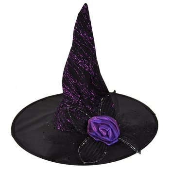 Raganos kepurė su violetine gėle (6 vnt.)
