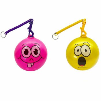 SMILEY KAMUOLYS SU VIRVELE / BUNGEE KAMUOLYS &Oslash;23 cm (10 vnt.)