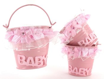 DEKORATYVINIS KIBIRĖLIS - BABY ROŽINIS (12 vnt.)