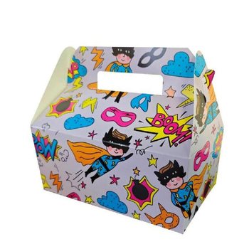 Meniu dėžutė Superhero - 22,5 x 12 x 9,5 cm (24 vnt.)