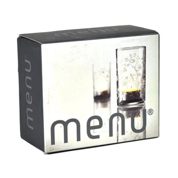 MENU - Matinio rašto arbatinių žvakių laikiklis, 2 vnt. rinkinys (1 rink.)