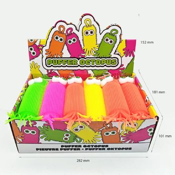 Puffer Kamuoliukas A&scaron;tuonkojis - 20 cm - Ekstozicijoje (12 vnt.)