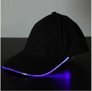 ŠVIEČIANTI LED KEPURĖ / VAKARĖLIŲ KEPURĖS - SPALVA: VIOLETINĖ (12 vnt.)