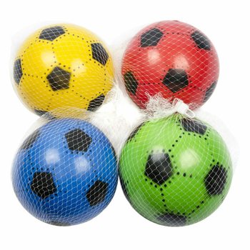 FUTBOLO KAMUOLIAI - 23CM - ĮVAIRIOS SPALVOS (10 vnt.)