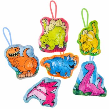 MIX PLIUŠINIAI DINOZAURAI - 13.5 Cm. (24 vnt.)