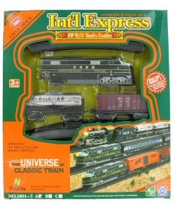 Klasikinis traukinio rinkinys INTERNATIONAL TRAIN EXPRESS