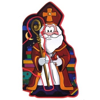 Didelė putplasčio knyga Sinterklaas 30 cm (3 vnt.)